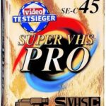 FUJI SE-C45 VHS-C, S-VHS-C Pro kamera kazetta