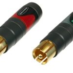 RCA dugó - Professional cinch dugó, left/right - NEUTRIK NF2-B2