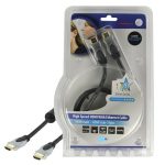 HDMI kábel  – HDMI-A/HDMI-A – HQ – 1.4V, Ethernet, 3D - 0.75m