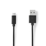 USB Adatkábel – USB-A / USB microB  – 1m