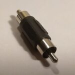 RCA dugó toldó – RCA dugó/RCA dugó – fekete