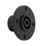 Speakon, professzionális, 4 pólusú, beépíthető aljzat