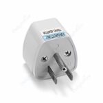 USA földelt dugó – EU földelt alj – utazó adapter